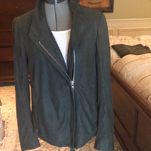 Helmet Lang leather / suede/ cotton jacket - Picture 3 of 10